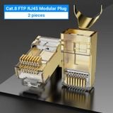  Đầu Bấm Mạng Cat8 FTP VENTION IDH (40Gbps, Gói 2 cái) 