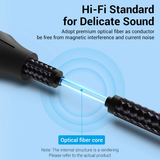  Dây cáp audio quang chất lượng cao VENTION BAV (2M, Optical Fiber Braided Audio) 