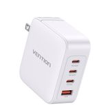  Củ sạc nhanh đa năng 4-Port Vention GaN Charging Kit 140W - FEIBO (TypeCx3 + USB A, PD3.1EU/US/UK-Plug) 