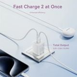  Bộ Sạc Nhanh C+A Kèm Cáp C to C VENTION FEQ 30W (GaN Charger) 