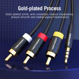  Dây cáp âm thanh chất lượng cao AUX 3.5mm to 3RCA VENTION VAB-R07-B150 (1.5M) 