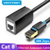  Dây Cáp Mạng Nối Dài Cat.8 SFTP VENTION IKH (Round Cable, 40Gbps, 2000MHz) 