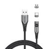  Cáp Sạc Nhanh 2-in-1 USB to Type-C + Micro-B VENTION CQX (3A, 540° Rotating Magnetic Cable, 480Mbps) 