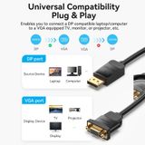  DP Male to VGA Female HD Cable for TV/displayer/computer/laptop /monitor 
