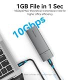  Box Đựng Ổ Cứng M.2 NVMe SSD Enclosure USB-C 3.1 Gen2 VENTION KPG (10Gbps) 