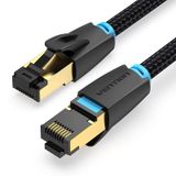  Cáp mạng tốc độ cao dây bọc dù Vention Cat8 SFTP Ethernet Patch Cable - IKG ( kèm đầu cáp bấm sẵn ) 