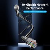  Cáp mạng tốc độ cao chuẩn Cat6A Vention UTP Rotate Right Angle Ethernet Patch Cable - IBS (Đầu cáp xoay 360 độ, Support 10-Gigabit Network) 