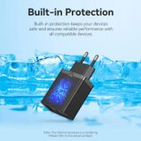 Vention 1-Port USB-C Wall Charger 25W EU-Plug 