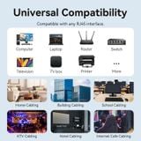  Vention Cat6 UTP Right Angle Ethernet Patch Cable 