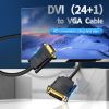 DVI(24+1) to VGA Cable for Laptop Desktop computer 