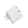  Củ sạc nhanh 3 cổng Vention 3-Port USB (C+C+A) GaN Charger 100W - FEG (QC3.0/PD/SCP/FCP/AFC Multi Quick Charge Protocol Support) 