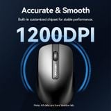  Combo chuột kèm bàn phím không dây Vention Wireless Full-Sized Keyboard and Mouse Combo - KTDB0-EN (with Mouse Pad Black Slim Type - US English Layout) 