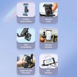  Bộ đế giữ điện thoại dùng cho xe đạp/ Mô tô Vention Quick Lock Bike Phone Mount - KSF (with Knob Black Square ABS Type) 