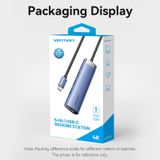  HUB chuyển đa năng Vention 5in1 USB-C Docking Station - TGE (Type C to HDMI/USB 3.0 x 3/PD) 