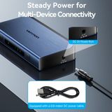  Bộ chuyển cổng HDMI Vention 3 in to 1 Out HDMI Switcher - AKM (HDMI Switcher, 4K@60Hz support, Remote Control, Aluminum Alloy, Blue) 