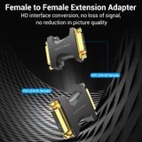  DVI (24+5) Female to Female Adapter for computer/Laptop/TV/Monitor 