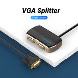  Bộ Chia VGA Splitter 1 in 2 out VENTION DBA (Male to Female with Power Cable) 