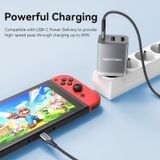  Vention 3-Port USB (C+A)+HDMI GaN Switch Dock (60W/5W/4K@60Hz) EU-Plug 