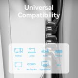  Dây Cáp Mạng Tốc Độ Cao STP Cat8 VENTION IKL (Đầu Xoay 360°, 40Gbps/2000MHz) 