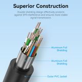  Cáp hình ảnh chất lượng cao Vention HDMI-A Male to Male 4K - ALJ (2 Đầu HDMI đực, 4K@60Hz, 3D Video Support, Double Layer Shield) 