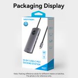  HUB chuyển đa năng Vention 10 in 1 TQW (USB-C to DP/HDMI x 2/USB 3.0 x 2/USB 2.0/RJ45/SD/TF/PD MST Docking Station) 