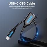  Cáp OTG USB-C 2.0 to USB-A Male to Female VENTION CCS (480Mbps) 
