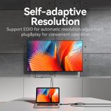  Bộ chuyển HDMI to LAN RJ-45 Vention HDMI Network Cable Extender 50M - AKG (Bộ 2pcs thu phát TX/RX , giải pháp truyền Video 50 met trong môi trường mạng LAN) 