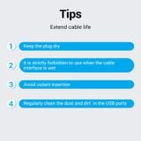  Cáp sạc nhanh C to Micro-B VENTION CQA (2A, Fast Charging Data, 5Gbps) 