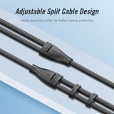  Cáp Âm Thanh 4 Pole 3.5mm Male to 2*3.5mm Female VENTION BBV 