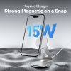  Đế sạc không dây Vention 15W Magnetic Wireless Charger - FGHIF (Stand with MagSafe 1M Silver) 