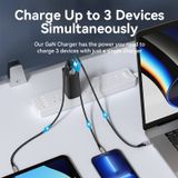  3-port USB(C+C+A) GaN Charger(65W/30W/30W) JP/US-Plug 