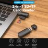  Đầu Đọc Thẻ Nhớ 2-in-1 USB 3.0 A Card Reader(SD+TF) VENTION CLF (5Gbps) 