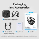  Vention Wireless Bluetooth Open Ear Headphones OpenBeat O15 Black 