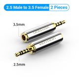  Đầu Chuyển Âm Thanh Jack 3.5mm to 2.5mm VENTION BFB (Male to Female) 