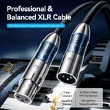  Cáp âm thanh vải dù cao cấp Vention dùng cho Micro - BLA (XLR Male to XLR Female Microphone Cable (Hi-Fi Audio)) 