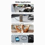 Cáp âm thanh AUX3.5mm siêu bền Vention Cotton Braided 3.5mm Male to Male Audio Cable (Auxiliary 3. 5mm TRS Audio Cable) 