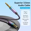  Cáp âm thanh Audio 2 đầu đực AUX 3.5mm Vention Cotton Braided (3.5mm Male to Male Audio Cable) 