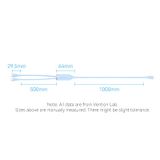  Cáp sạc nhanh Type C Vention 2in1 Dual Type C Fast Charge Cable 5A/100W (Type-C Male to 2 Type-C Male, E-Marker chip, Dual Fast charge) 