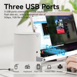  HUB chuyển đa năng Vention 12 in 1 Docking Station - TPH (USB-C to HDMI/VGA/USB 3.1 Gen 1-C/USB 3.0x3/RJ45/SD/TF/TRRS 3.5mm/PD/DC) 