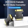  DVI Male to Female Adapter for computer Laptop TV Monitor displayer 