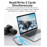  HUB chuyển đa năng Vention 7 in 1 Docking Station - TOP (Type C to HDMI/USB 3.0x3/SD/TF/PD,  0.115m Aluminum Alloy) 