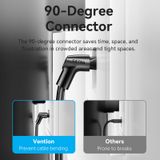  Cáp mạng tốc độ cao chuẩn Cat6A Vention UTP Rotate Right Angle Ethernet Patch Cable - IBS (Đầu cáp xoay 360 độ, Support 10-Gigabit Network) 