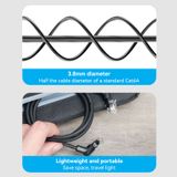  Cáp mạng tốc độ cao chuẩn Cat6A Vention UTP Rotate Right Angle Ethernet Patch Cable - IBS (Đầu cáp xoay 360 độ, Support 10-Gigabit Network) 