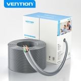  Dây cáp mạng tốc độ cao Vention CAT5e - PoE UTP Lan Cable Gray - IJC (dài 305 met, dùng cho Camera, màu Xám) 