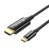  Cáp Chuyển Type-C to HDMI2.1 8K VENTION CRC (8K@60Hz, 4K@240Hz/144Hz, Dolby Atmos, Dynamic HDR, HDCP 2.3, 12-bit Color Depth, 3D Video, eARC, QMS) 