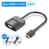  Đầu Chuyển Micro/Mini HDMI1.4 Male to VGA Female VENTION AGB/AGA (1080p@60Hz) 