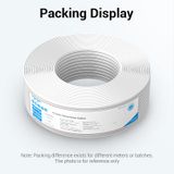  Dây cáp điện thoại bàn 4 lõi chống nhiểu Vention 4 Core Telephone Cable (cuộn 100 met, Màu trắng, Support telephone/Fax) 