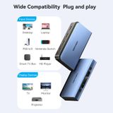  Bộ chuyển cổng HDMI Vention 3 in to 1 Out HDMI Switcher - AKM (HDMI Switcher, 4K@60Hz support, Remote Control, Aluminum Alloy, Blue) 
