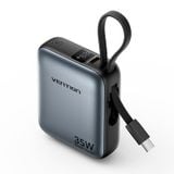  Pin Dự Phòng VENTION 10000mAh 35W (Digital Dislplay, With Type-C Built-in Cable) 