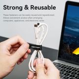  Dây Velcro cố định cáp Vention Hook & Loop Cable Tie - KAN (120mm x 12mm, 1 pcs/10pcs) 